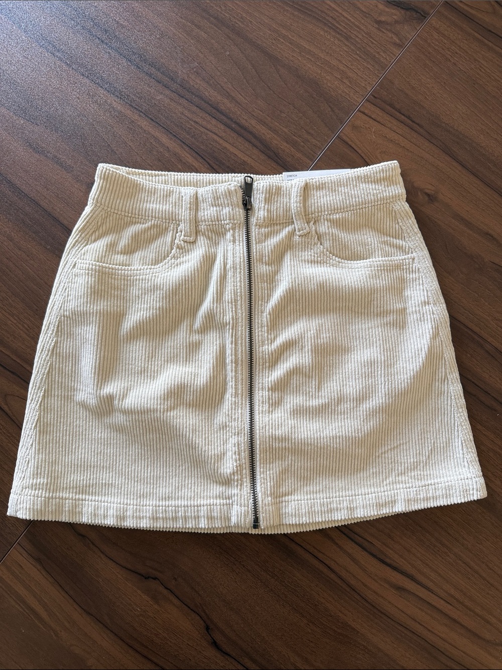 American Eagle Super Hi-Rise A-Line Stretch Skirt Corduroy 25W 0